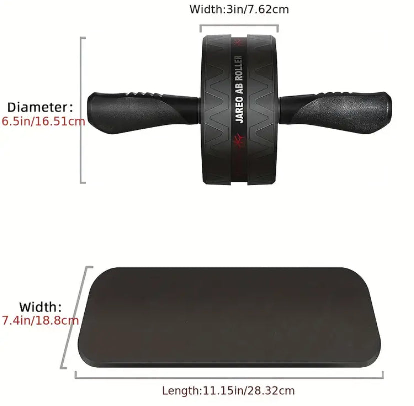 AMPS GYM™️ CoreRoll Pro Ab Wheel Trainer Set
