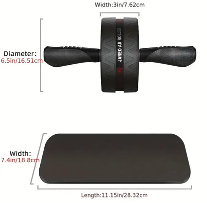 AMPS GYM™️ CoreRoll Pro Ab Wheel Trainer Set
