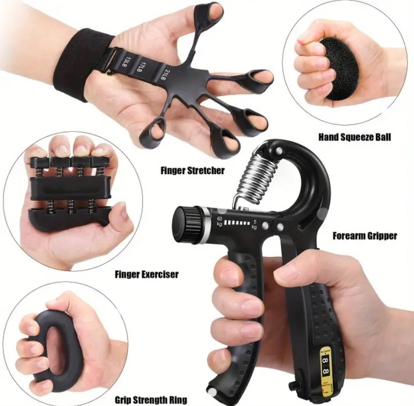 AMPS GYM™️5-Piece Grip Strength Trainer Set