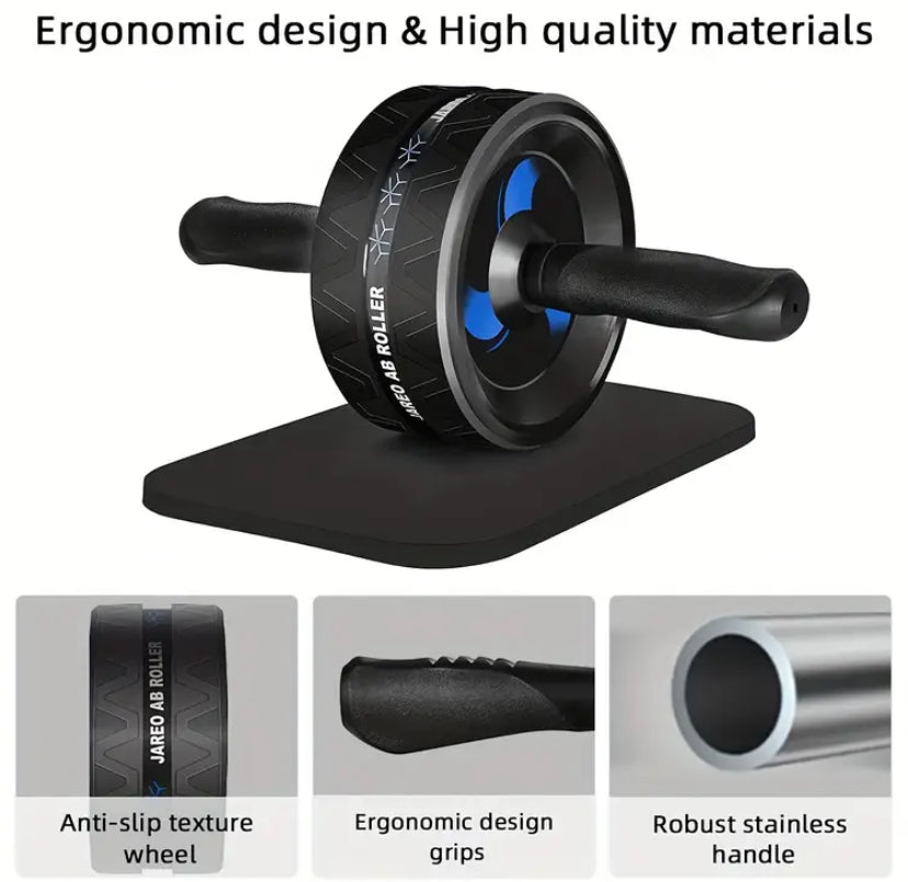 AMPS GYM™️ CoreRoll Pro Ab Wheel Trainer Set